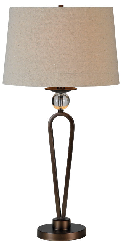 Renwil Lighting LPT372 Pembroke One Light Table Lamp Lamp Bronze / Dark