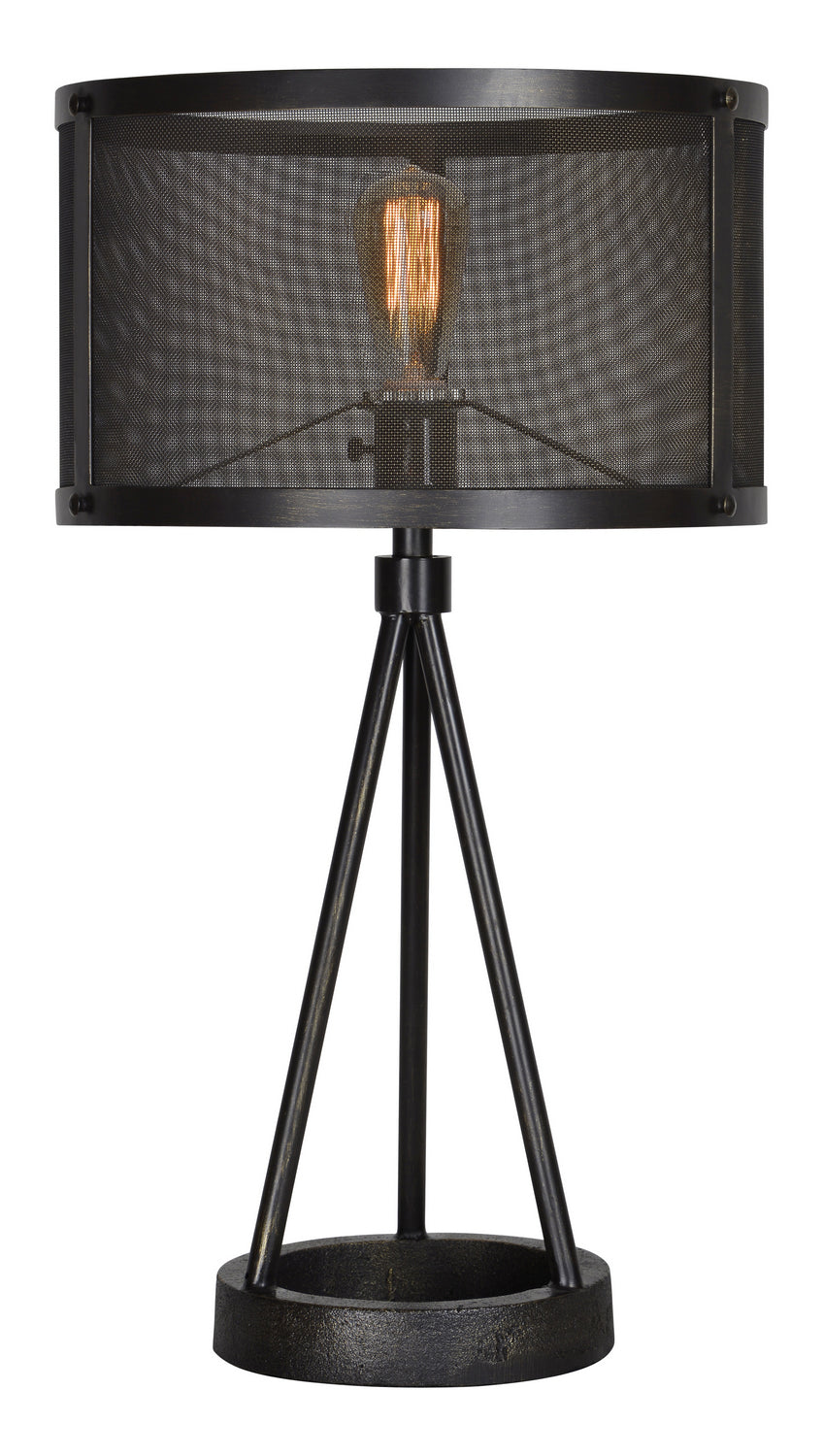 Renwil Lighting LPT594 Livingstone One Light Table Lamp Lamp Black