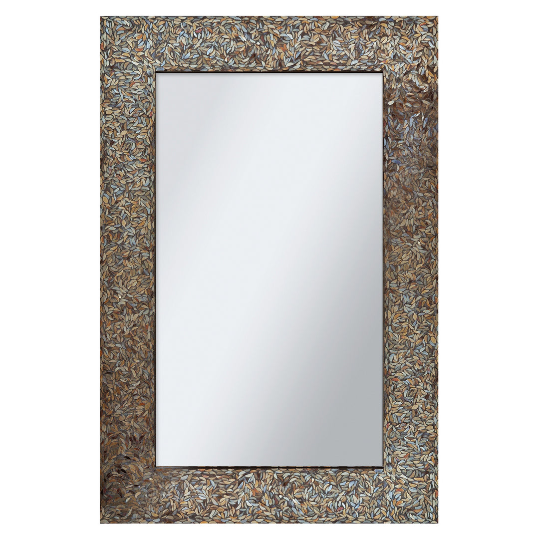 Renwil Lighting MT1345 Amber Mosaic Mirror Mirror Black