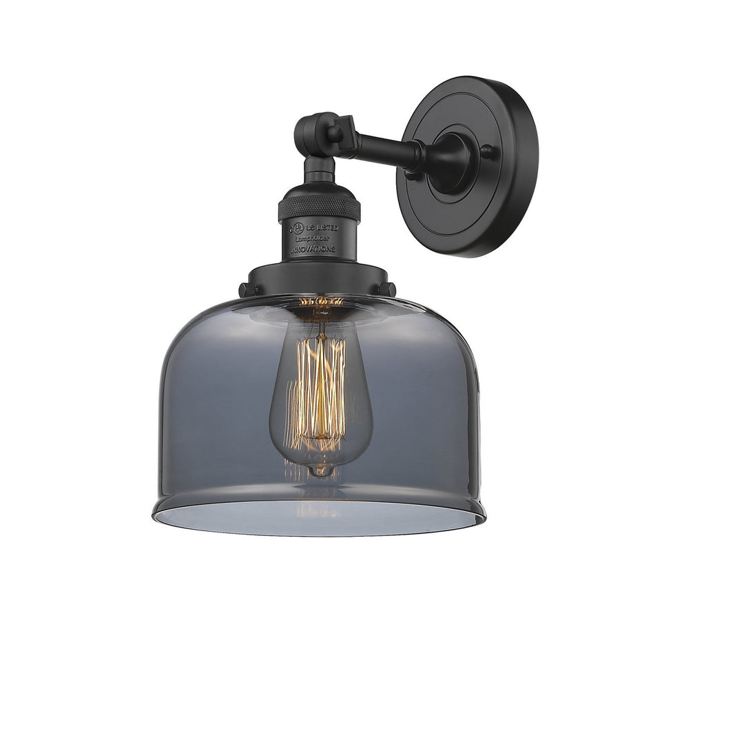 Innovations Franklin Restoration 203-BK-G73-LED Wall Sconce Light - Matte Black