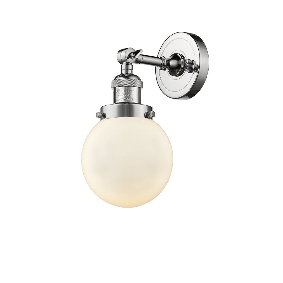 Innovations Franklin Restoration 203-PC-G201-6 Wall Sconce Light - Polished Chrome