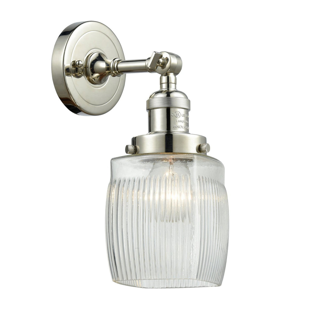 Innovations Franklin Restoration 203-PN-G302 Wall Sconce Light - Polished Nickel