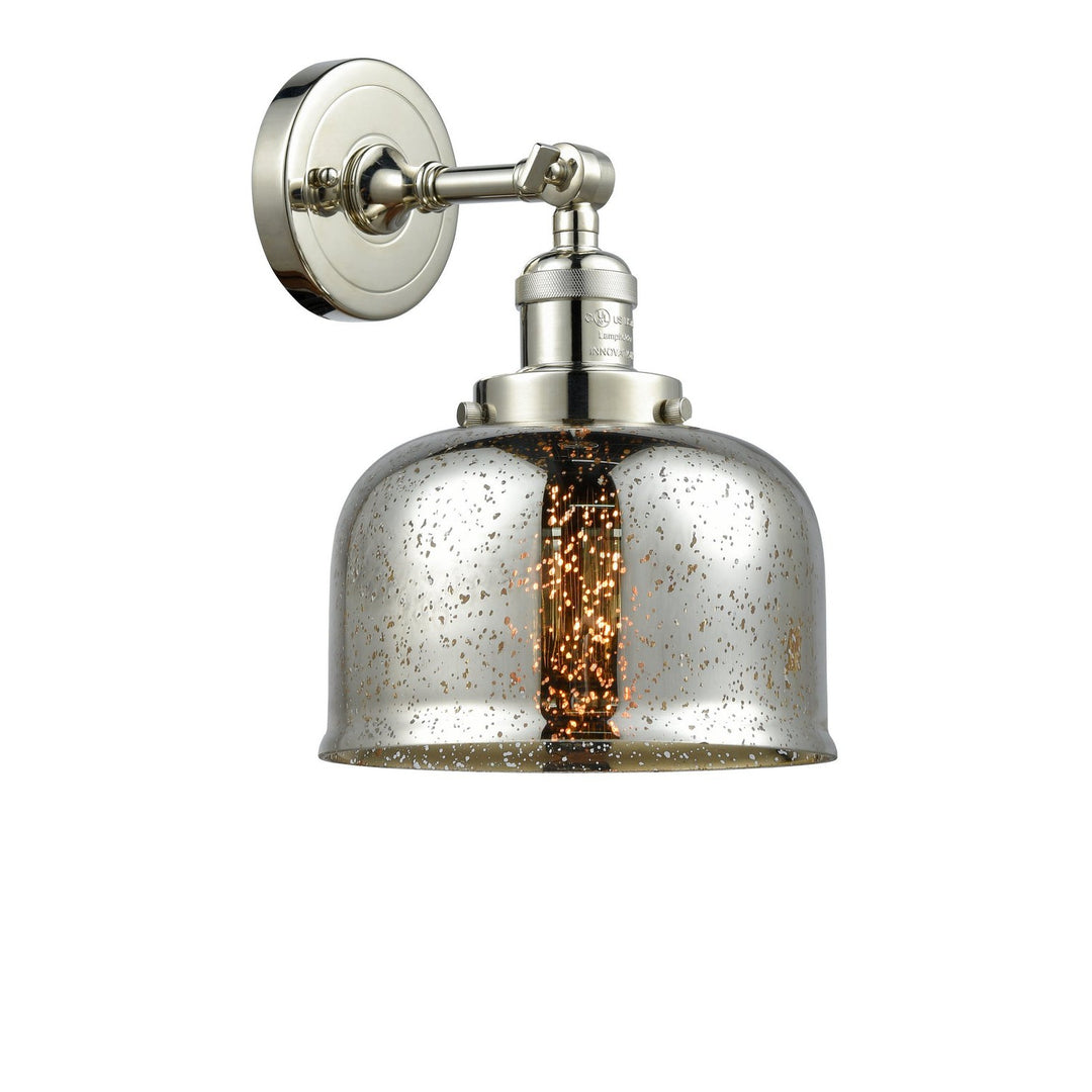 Innovations Franklin Restoration 203-PN-G78-LED Wall Sconce Light - Polished Nickel