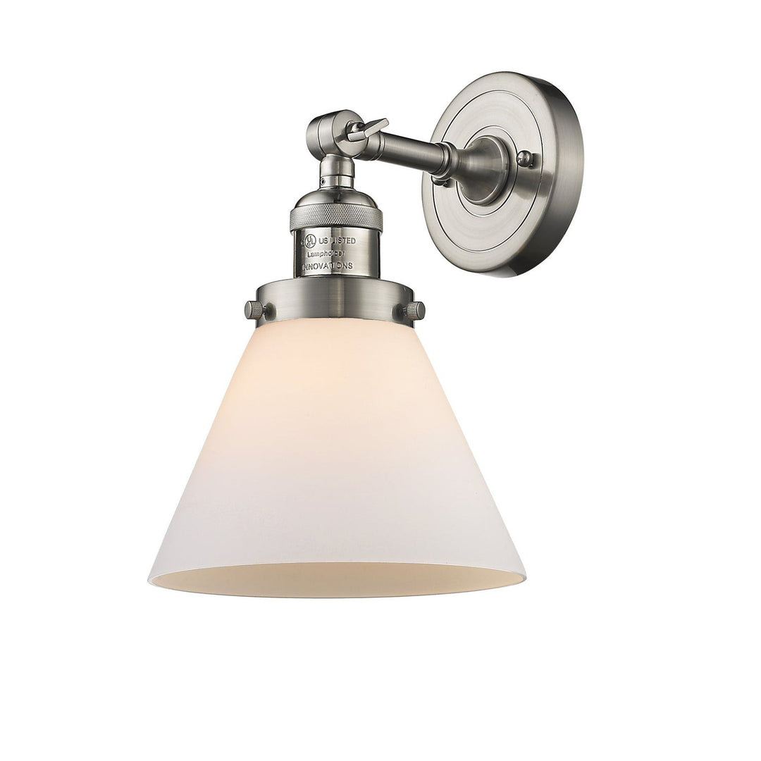 Innovations Franklin Restoration 203-SN-G41-LED Wall Sconce Light - Brushed Satin Nickel