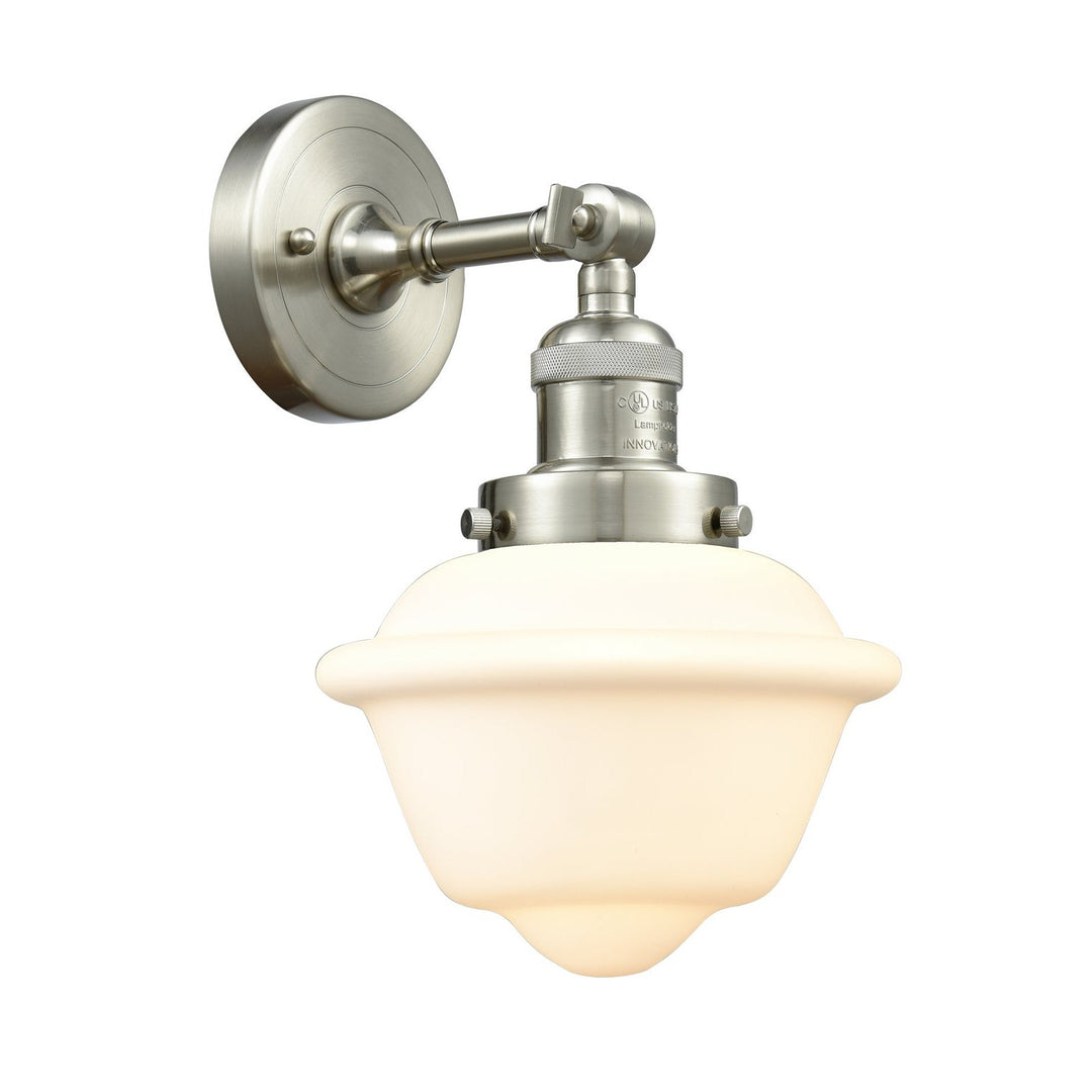 Innovations Franklin Restoration 203-SN-G531 Wall Sconce Light - Brushed Satin Nickel