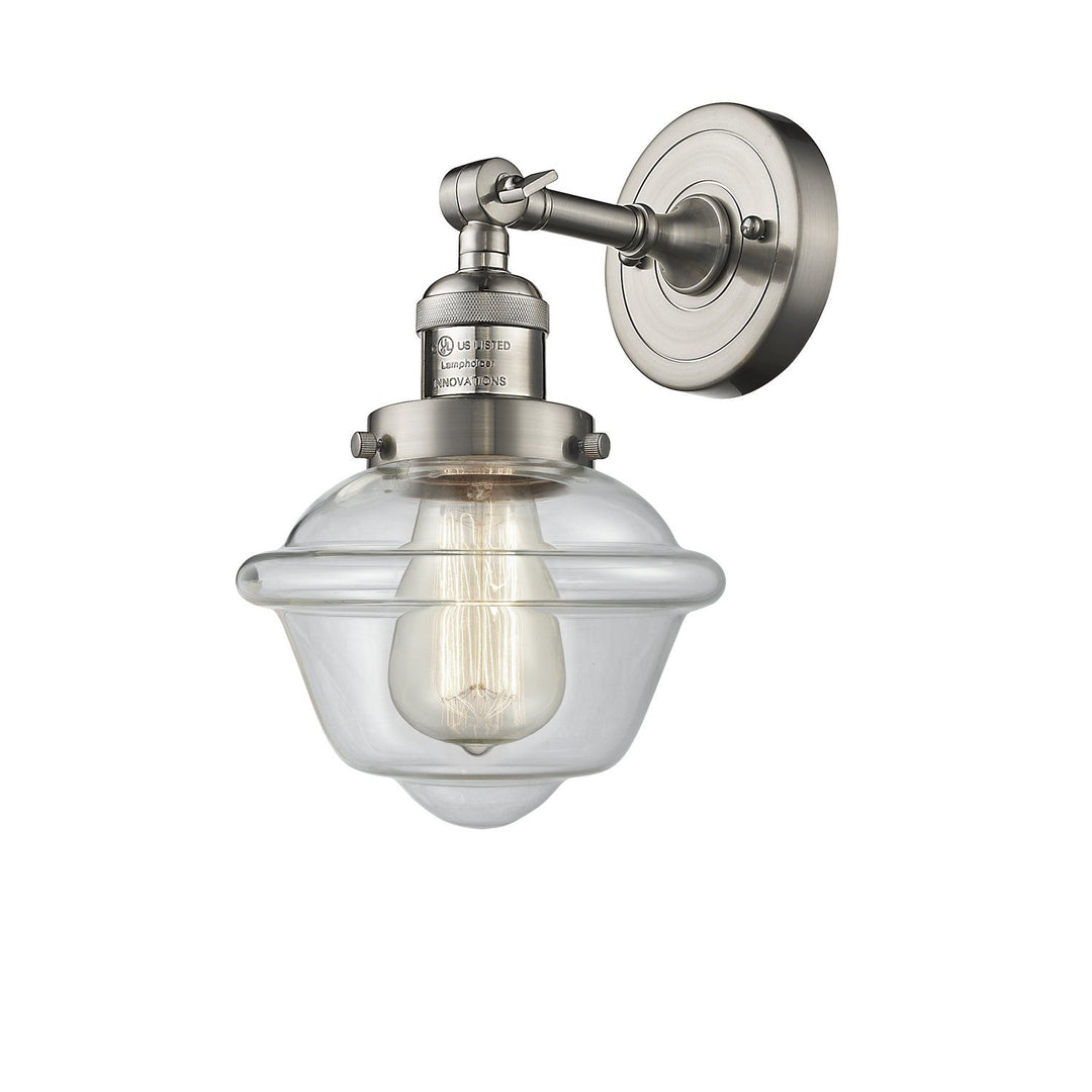 Innovations Franklin Restoration 203-SN-G532 Wall Sconce Light - Brushed Satin Nickel