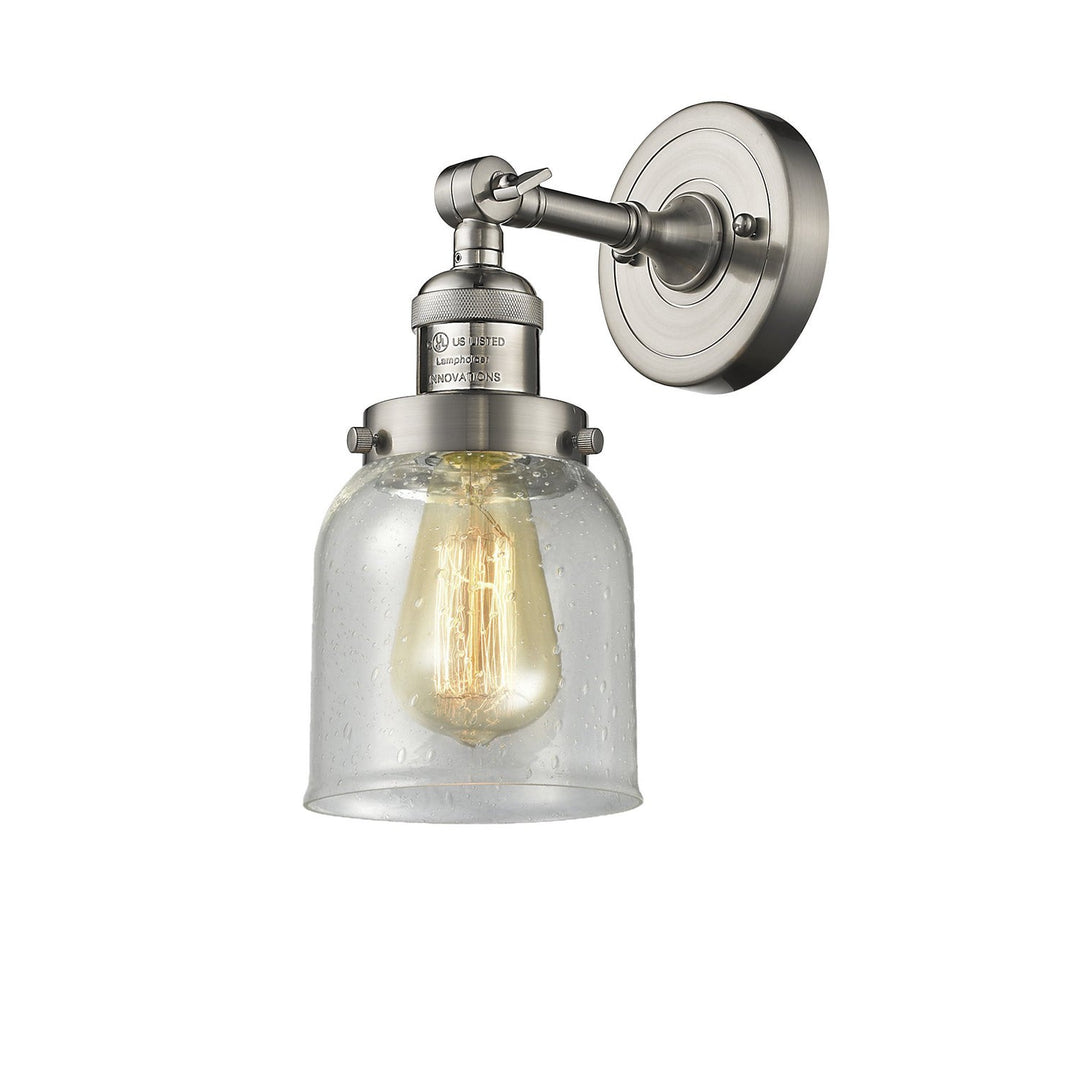 Innovations Franklin Restoration 203-SN-G54-LED Wall Sconce Light - Brushed Satin Nickel