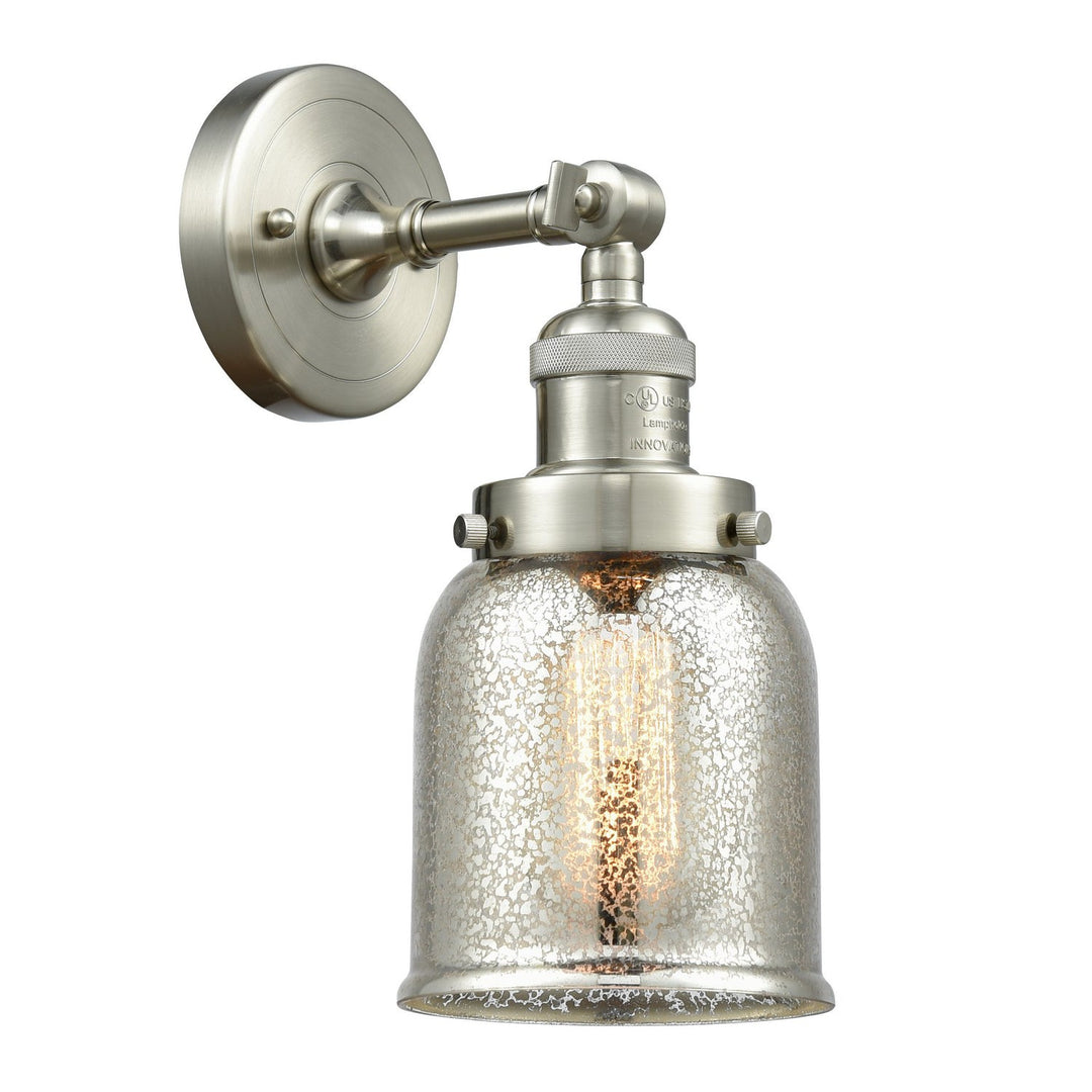 Innovations Franklin Restoration 203-SN-G58-LED Wall Sconce Light - Brushed Satin Nickel