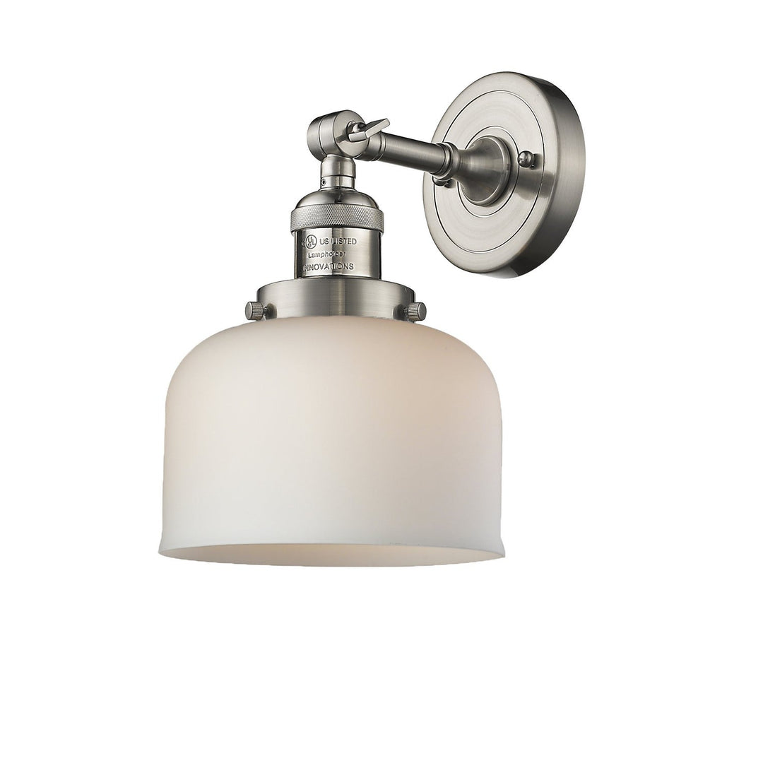 Innovations Franklin Restoration 203-SN-G71-LED Wall Sconce Light - Brushed Satin Nickel