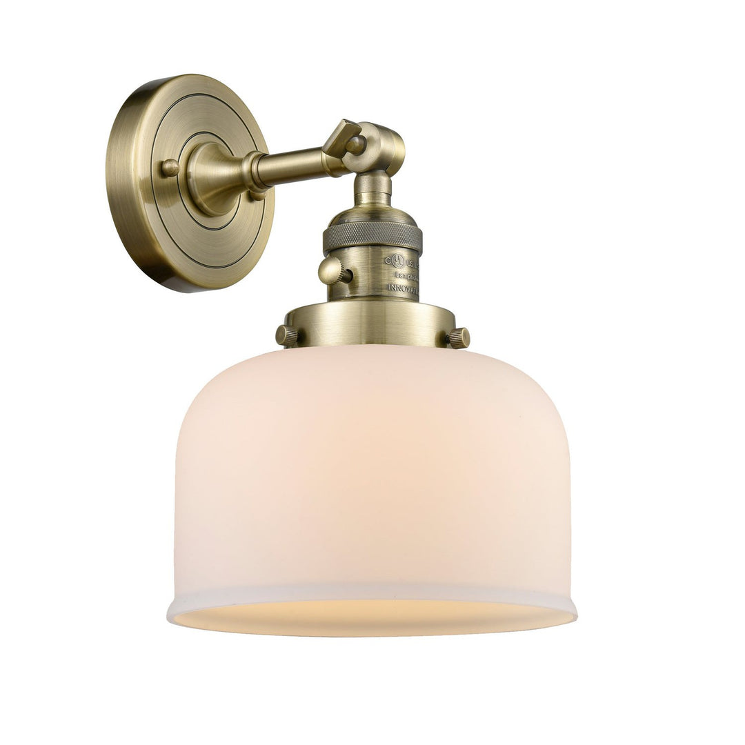 Innovations Franklin Restoration 203SW-AB-G71 Wall Sconce Light - Antique Brass
