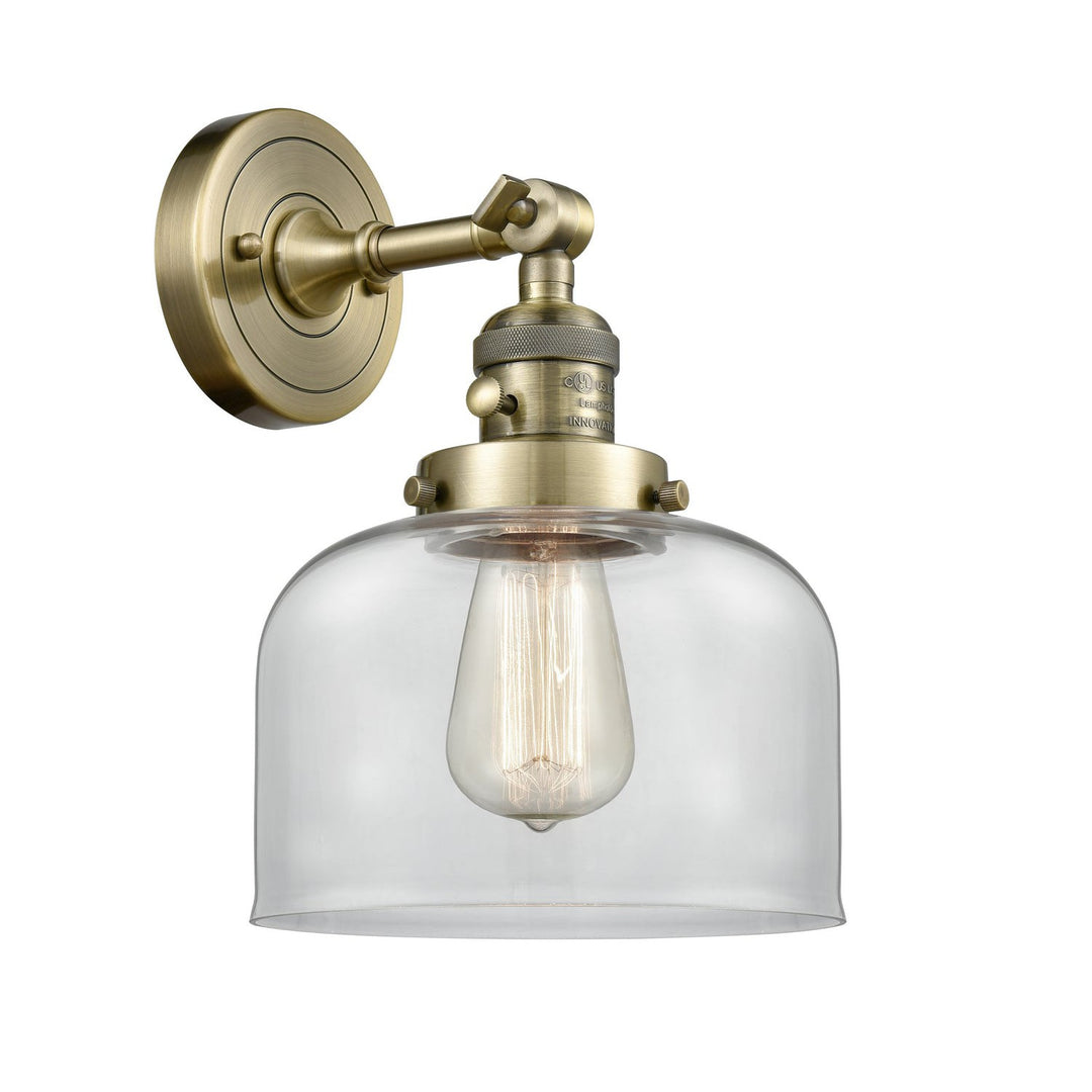 Innovations Franklin Restoration 203SW-AB-G72 Wall Sconce Light - Antique Brass