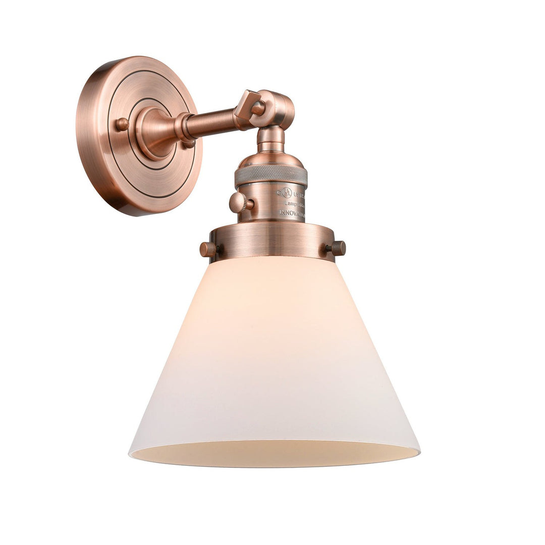 Innovations Franklin Restoration 203SW-AC-G41-LED Wall Sconce Light - Antique Copper