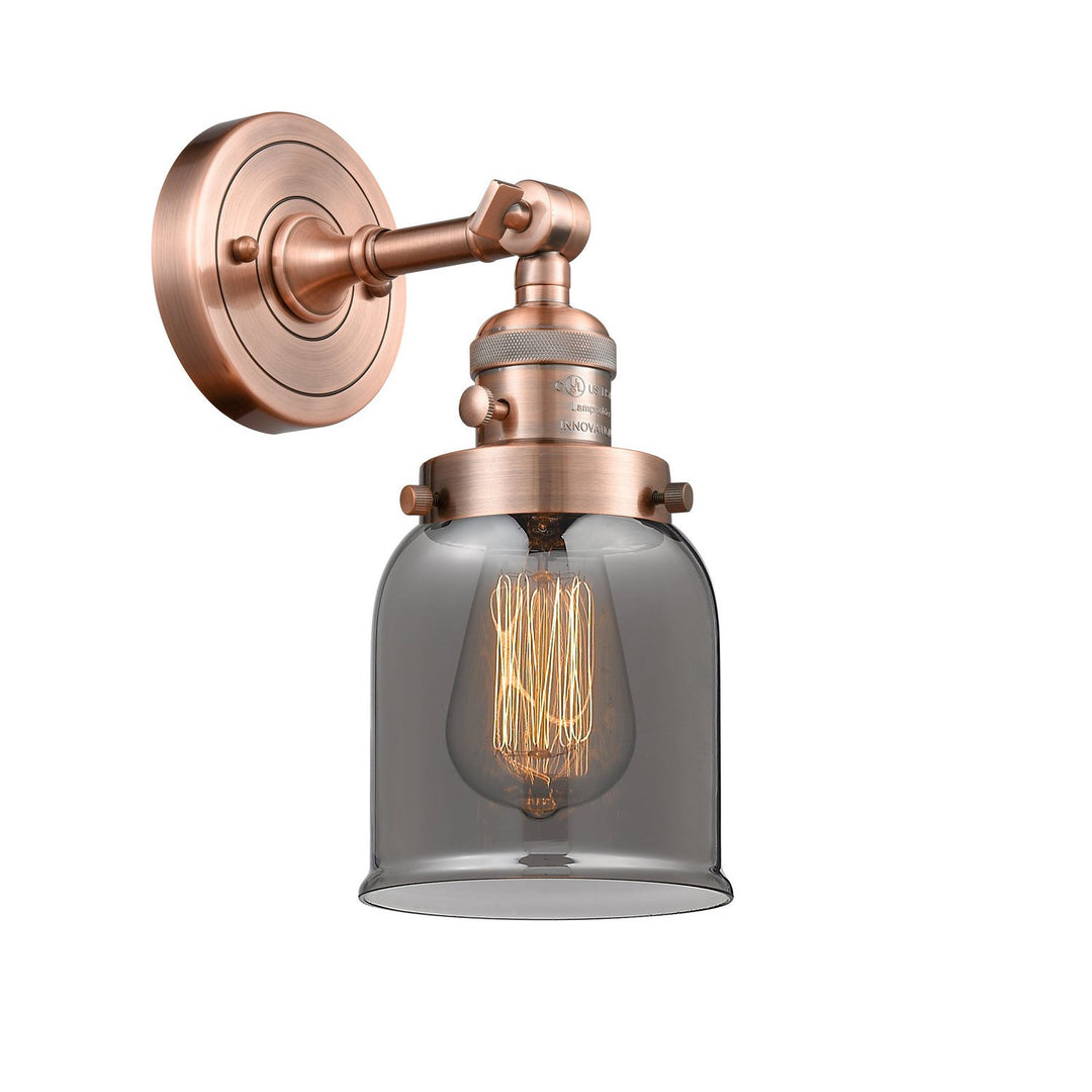 Innovations Franklin Restoration 203SW-AC-G53-LED Wall Sconce Light - Antique Copper