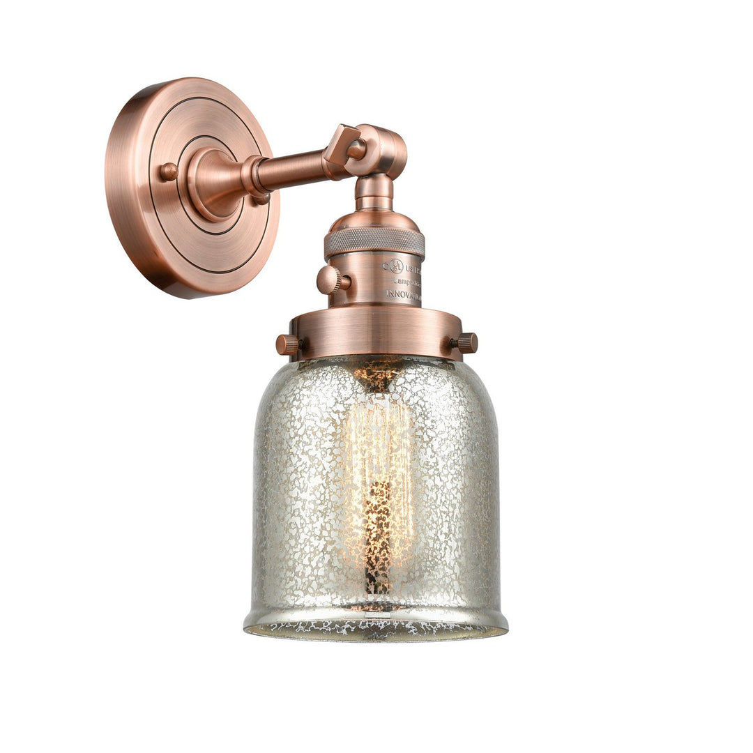Innovations Franklin Restoration 203SW-AC-G58-LED Wall Sconce Light - Antique Copper