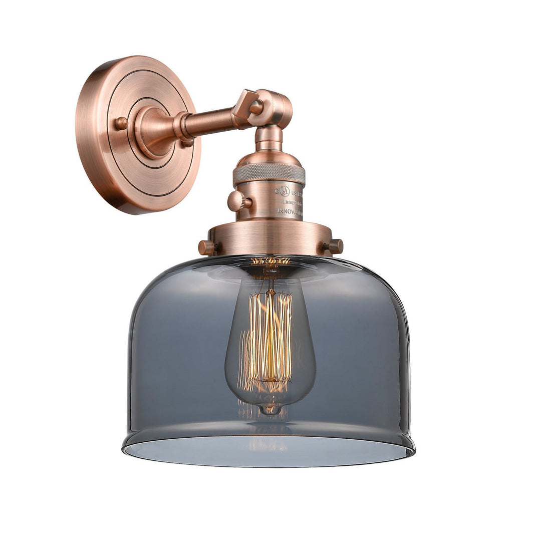 Innovations Franklin Restoration 203SW-AC-G73-LED Wall Sconce Light - Antique Copper