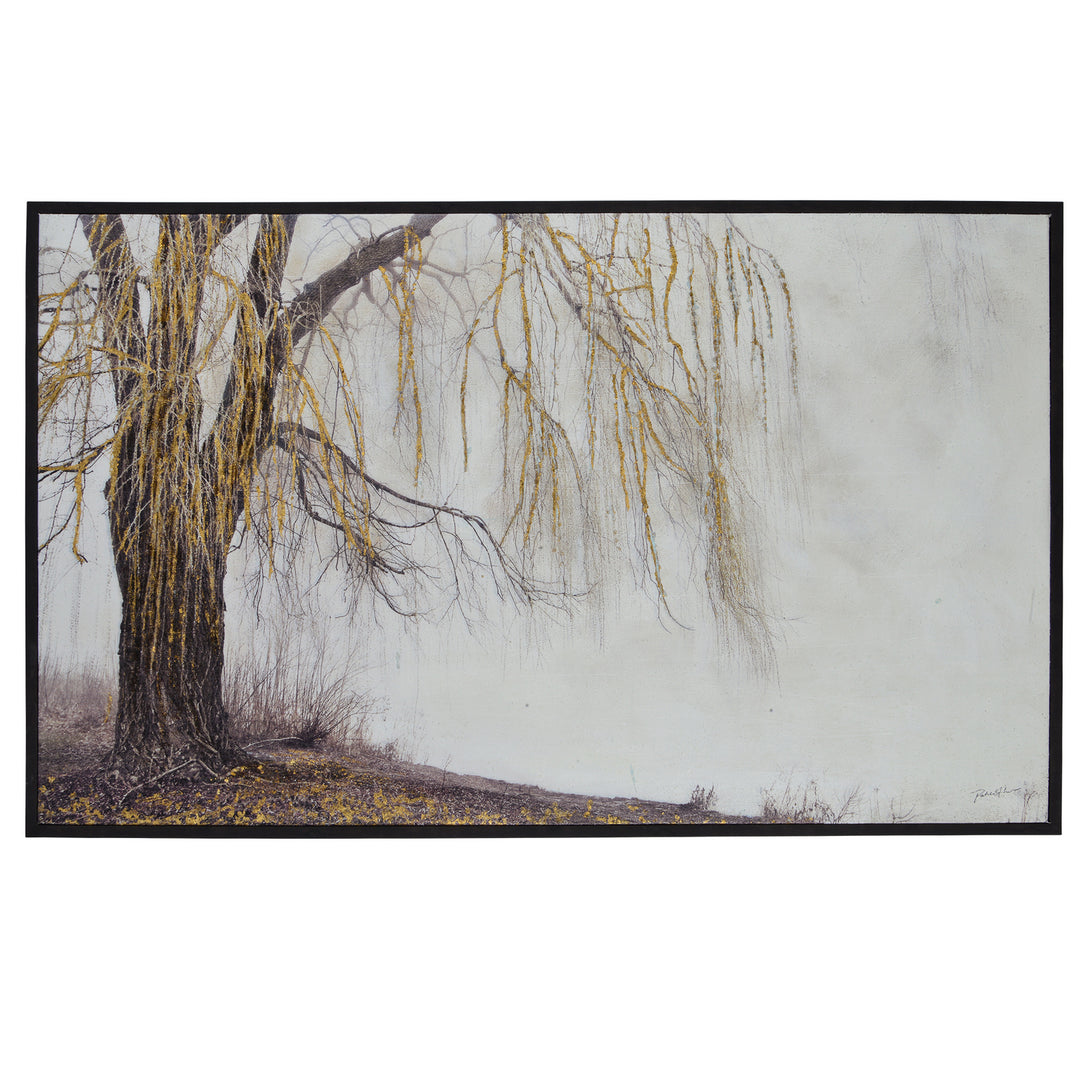Renwil Lighting OL1529 Sunday Canvas Mirror Gold, Champ, Gld Leaf
