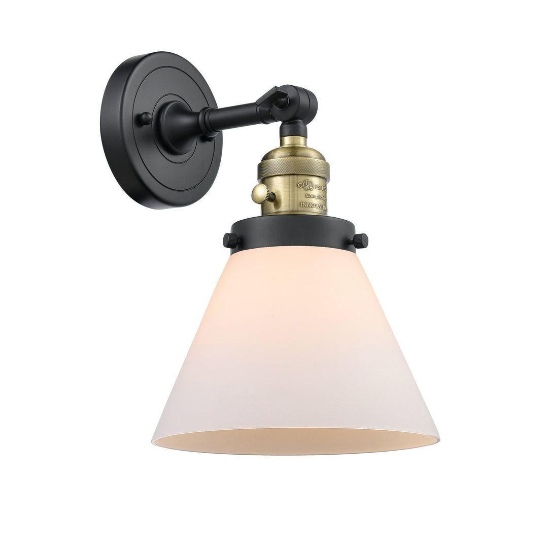 Innovations Franklin Restoration 203SW-BAB-G41-LED Wall Sconce Light - Black Antique Brass