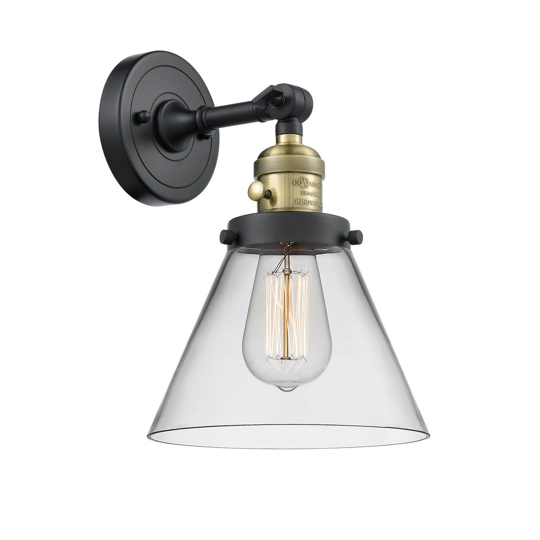 Innovations Franklin Restoration 203SW-BAB-G42-LED Wall Sconce Light - Black Antique Brass