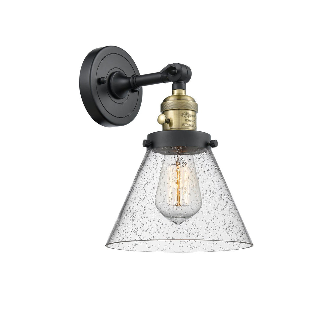 Innovations Franklin Restoration 203SW-BAB-G44-LED Wall Sconce Light - Black Antique Brass