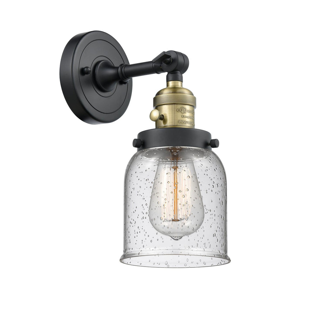 Innovations Franklin Restoration 203SW-BAB-G54 Wall Sconce Light - Black Antique Brass