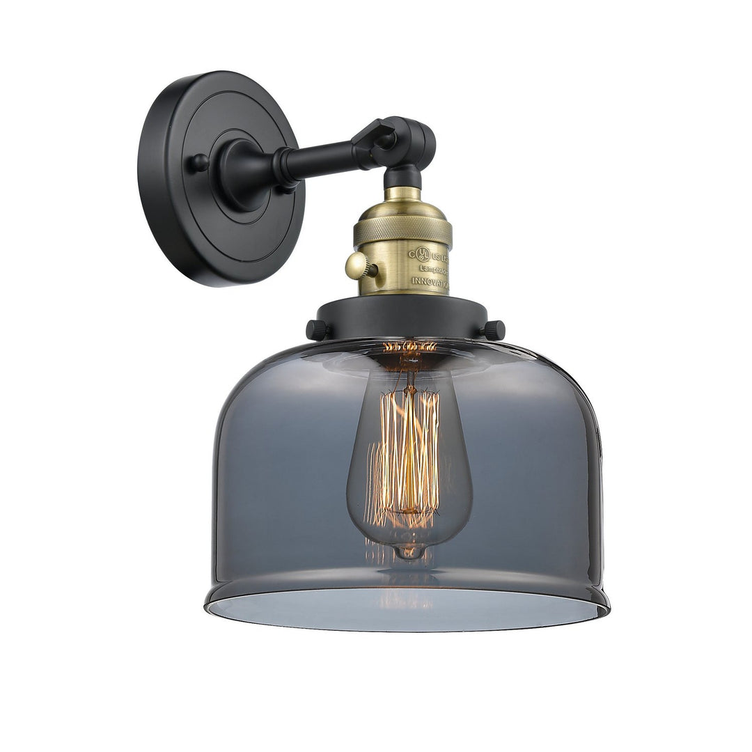 Innovations Franklin Restoration 203SW-BAB-G73-LED Wall Sconce Light - Black Antique Brass