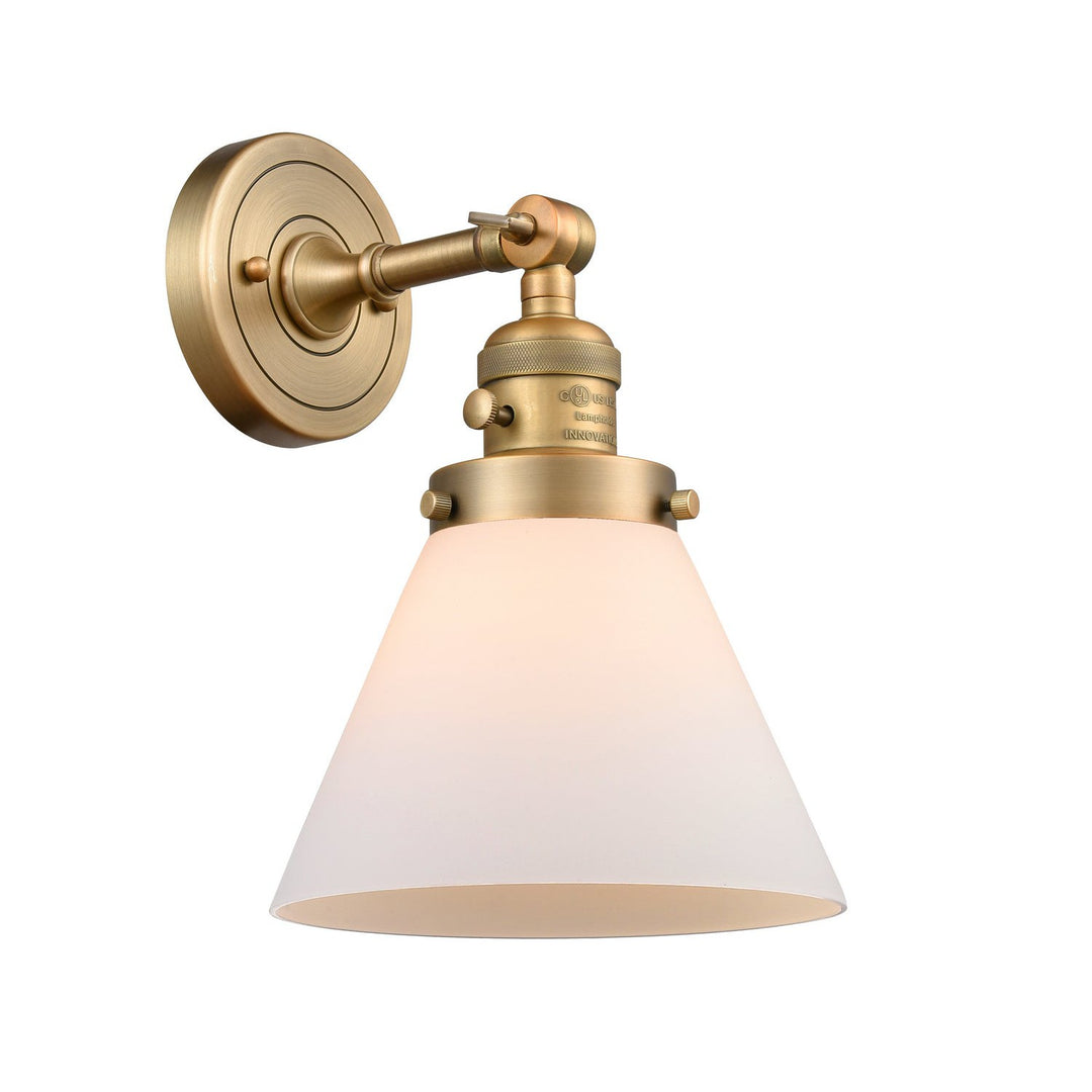 Innovations Franklin Restoration 203SW-BB-G41-LED Wall Sconce Light - Brushed Brass