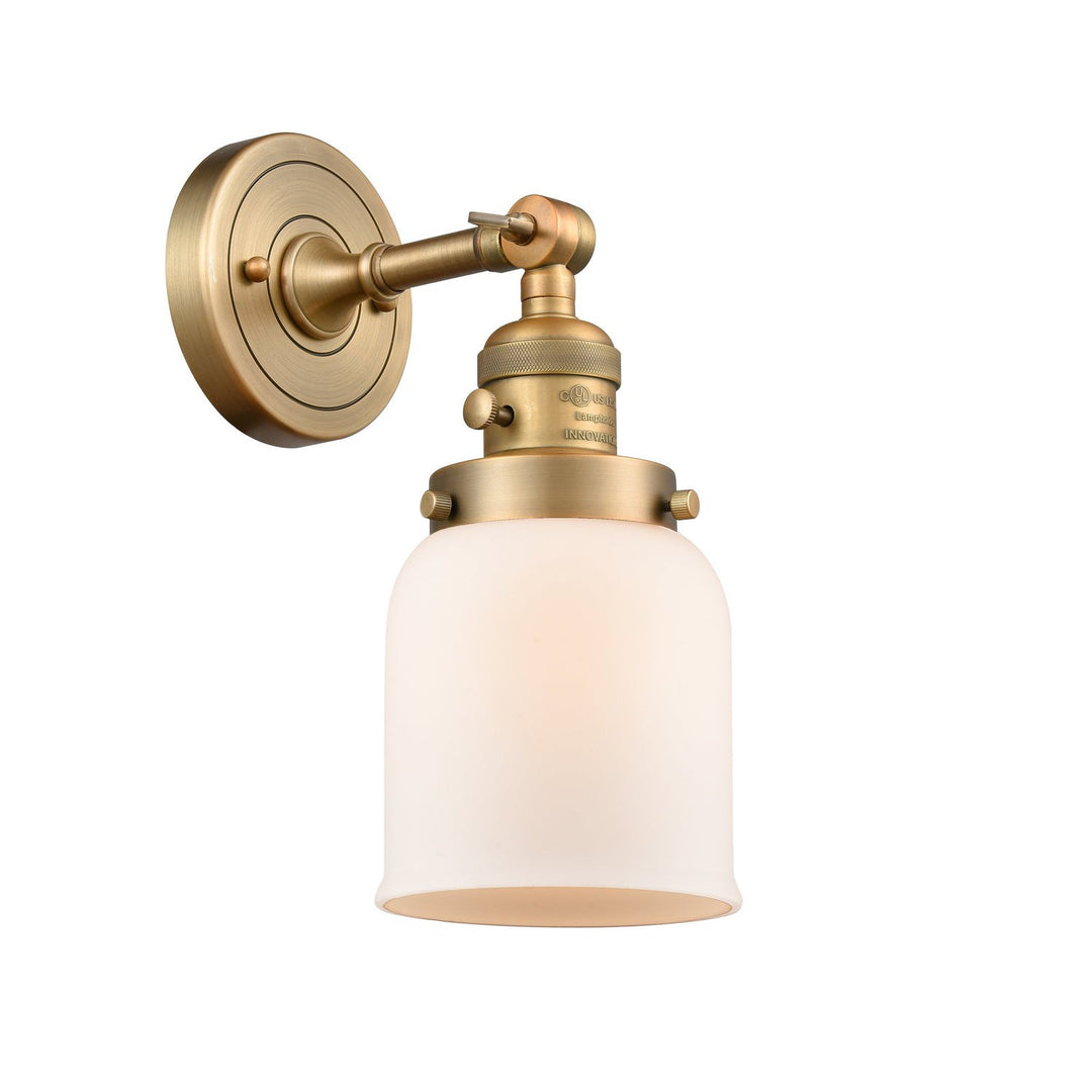 Innovations Franklin Restoration 203SW-BB-G51-LED Wall Sconce Light - Brushed Brass