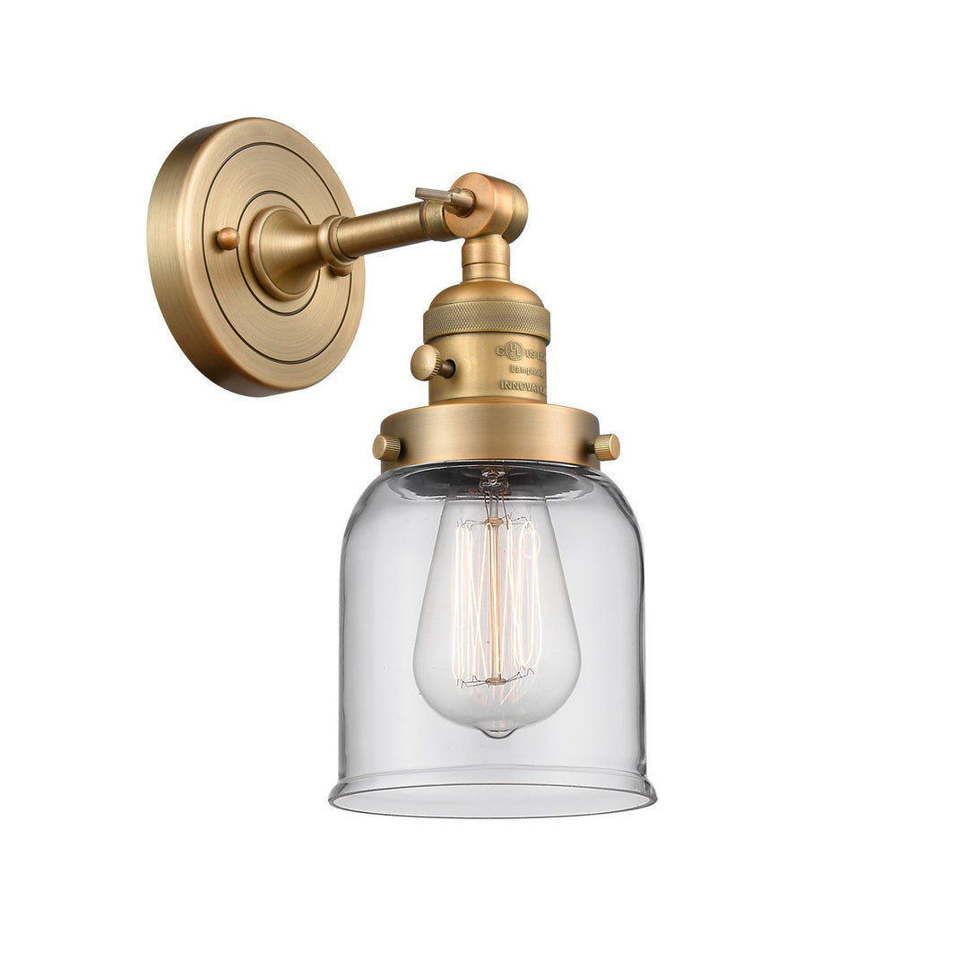 Innovations Franklin Restoration 203SW-BB-G52-LED Wall Sconce Light - Brushed Brass