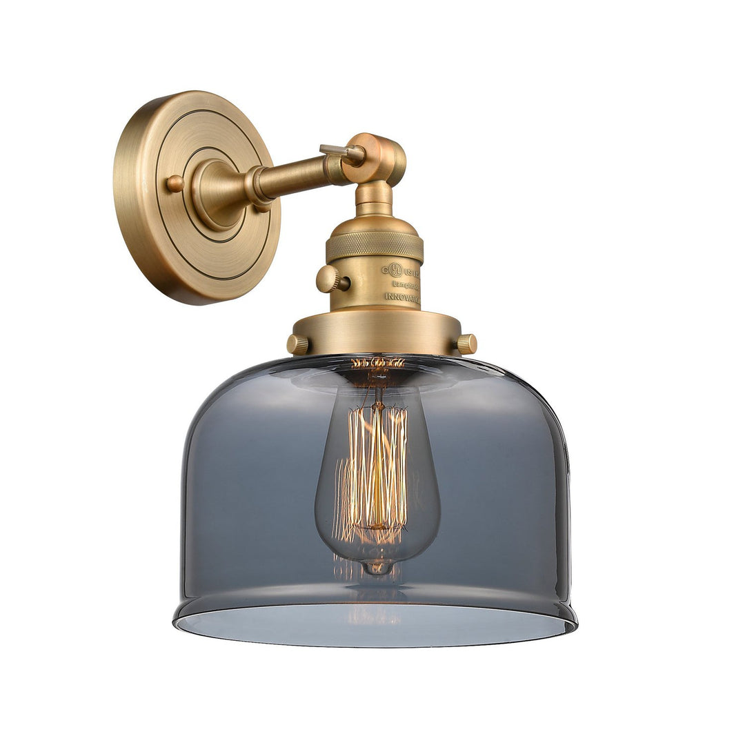 Innovations Franklin Restoration 203SW-BB-G73-LED Wall Sconce Light - Brushed Brass