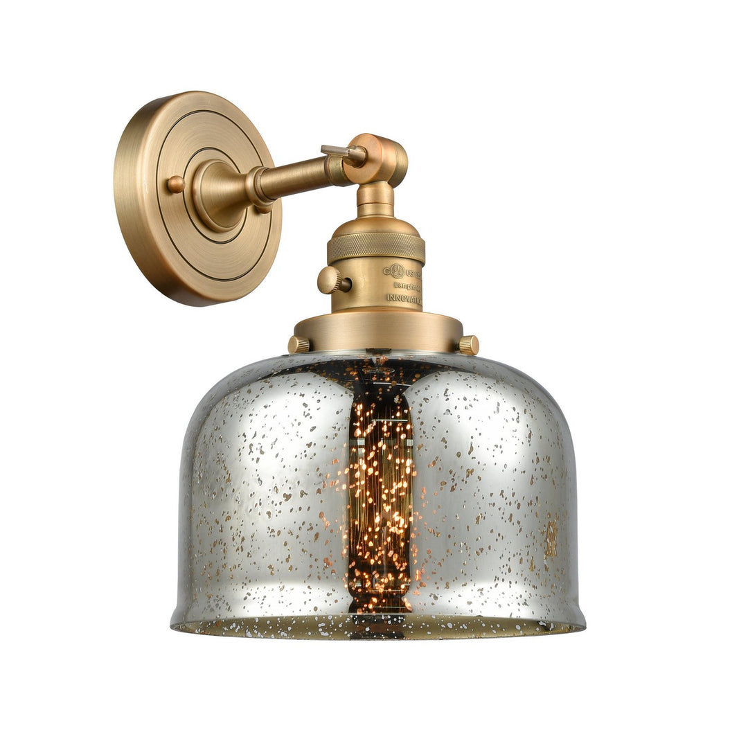 Innovations Franklin Restoration 203SW-BB-G78-LED Wall Sconce Light - Brushed Brass