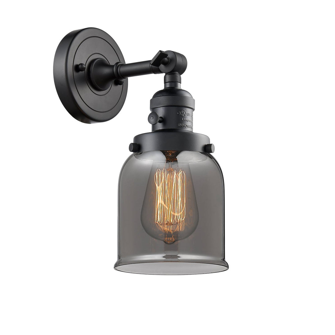 Innovations Franklin Restoration 203SW-BK-G53-LED Wall Sconce Light - Matte Black