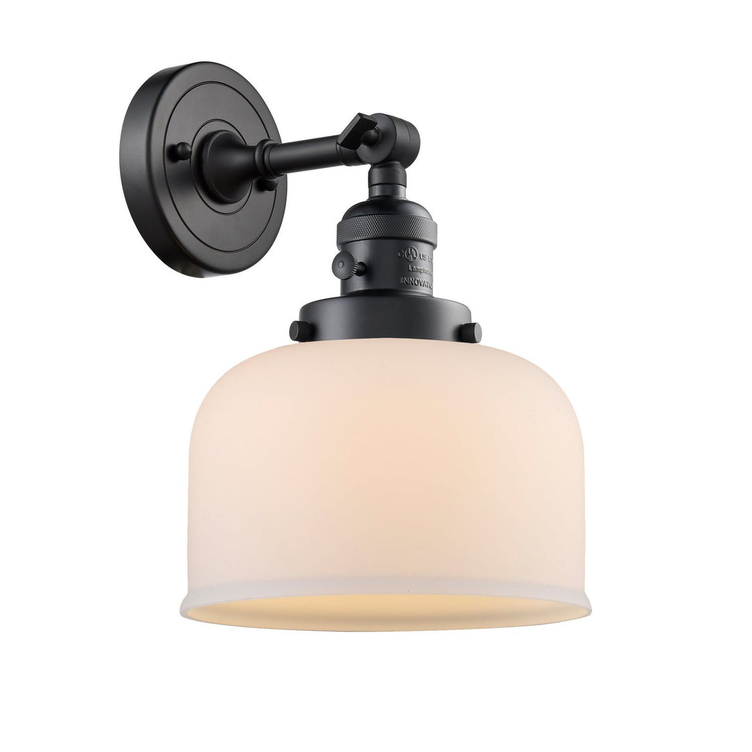 Innovations Franklin Restoration 203SW-BK-G71-LED Wall Sconce Light - Matte Black