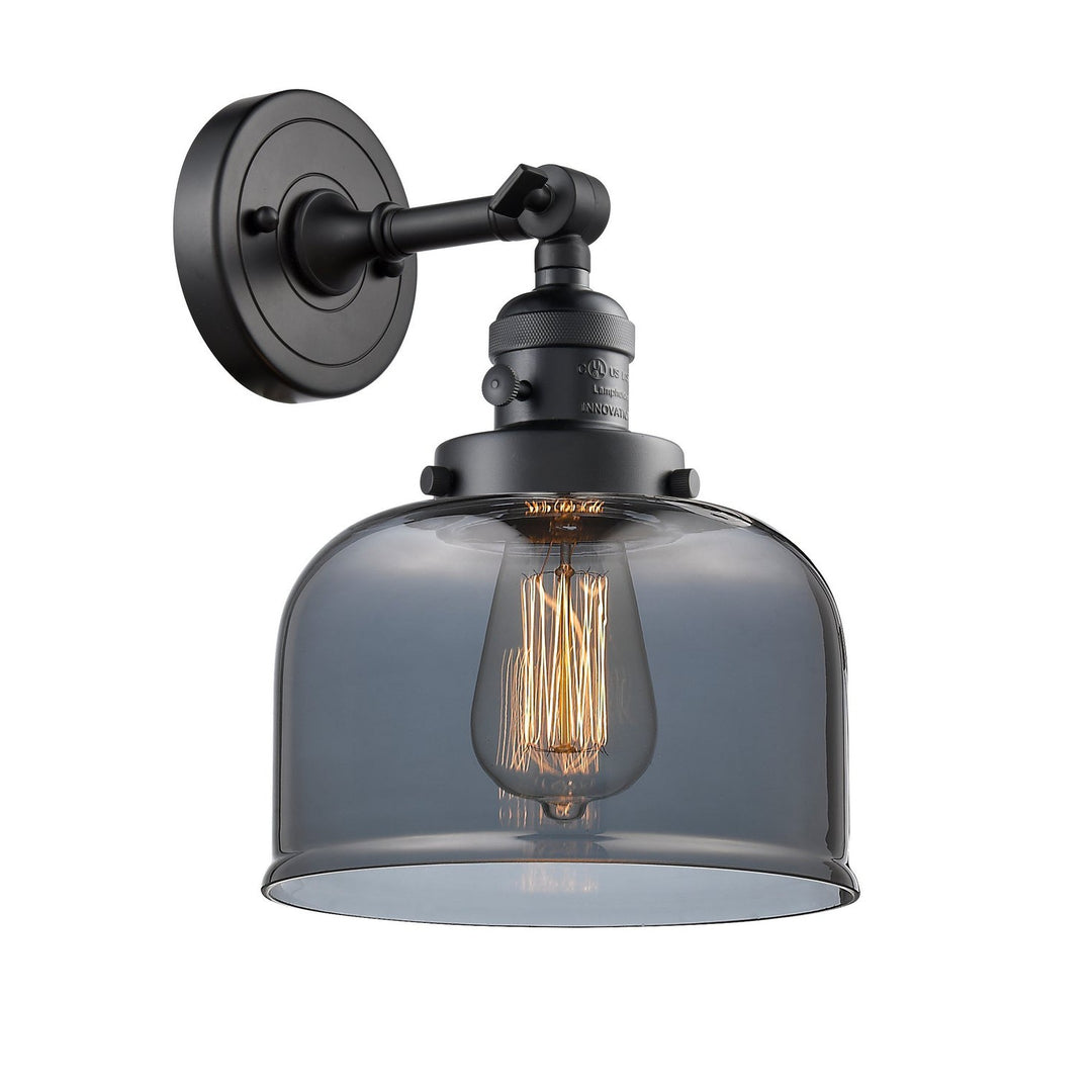 Innovations Franklin Restoration 203SW-BK-G73-LED Wall Sconce Light - Matte Black