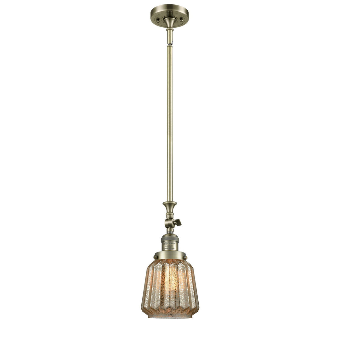 Innovations Franklin Restoration 206-AB-G146 Pendant Light - Antique Brass