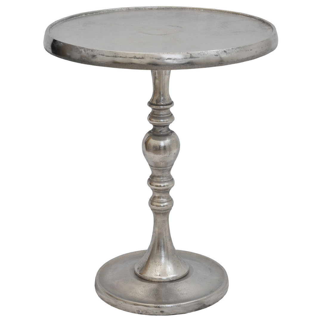 Renwil Lighting TA034 Romina Nickel Accent Table Furniture Pewter, Nickel, Silver