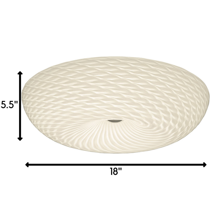 Varaluz Swirled AC1585 Ceiling Light - Chrome