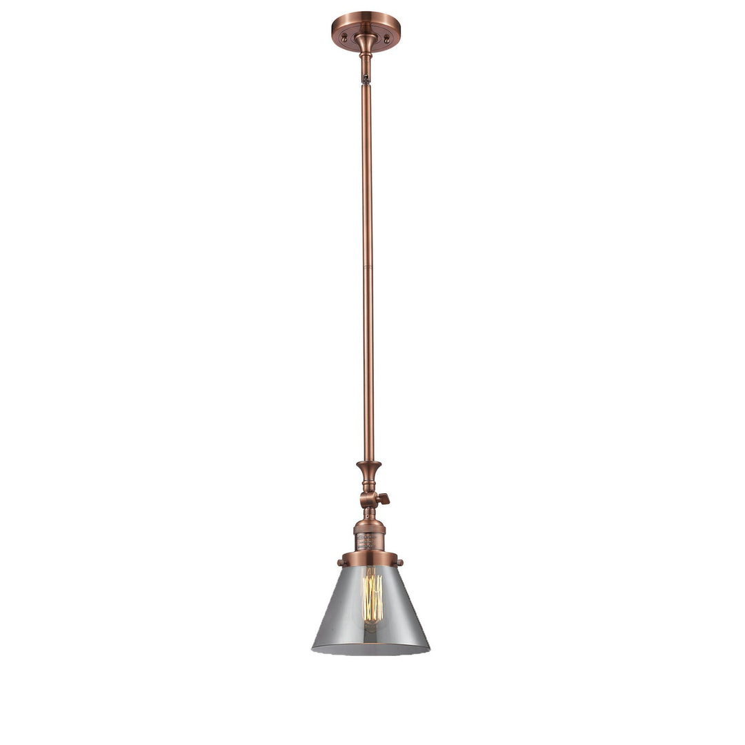 Innovations Franklin Restoration 206-AC-G43-LED Pendant Light - Antique Copper