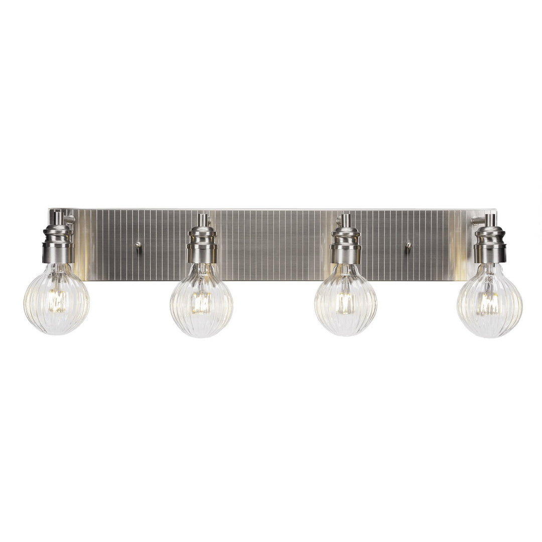 Toltec Edge 1164-bn-led45c Bath Vanity Light 32 in. wide - Brushed Nickel