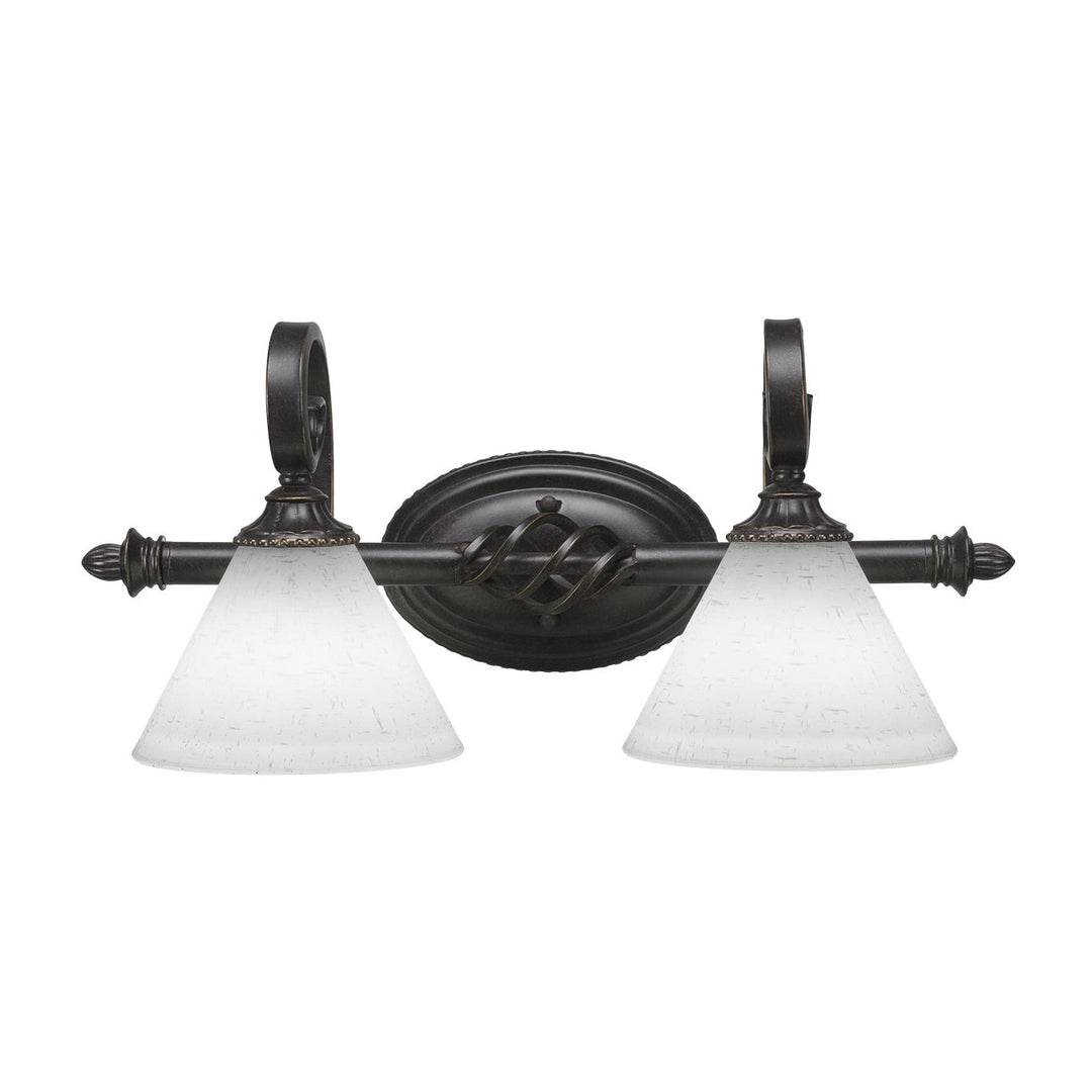 Toltec Eleganté 162-dg-312 Bath Vanity Light 21 in. wide - Dark Granite