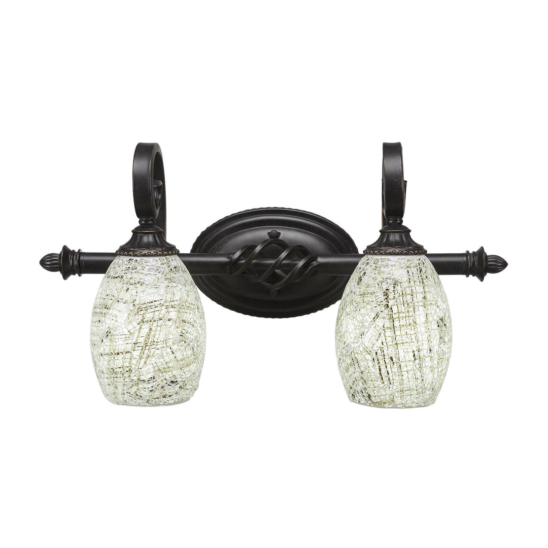 Toltec Eleganté 162-dg-5054 Bath Vanity Light 21 in. wide - Dark Granite