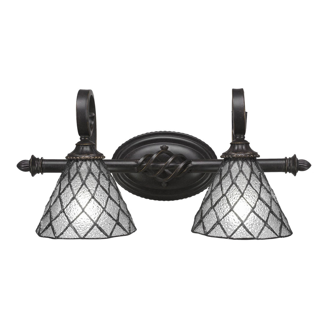 Toltec Eleganté 162-dg-9185 Bath Vanity Light 21 in. wide - Dark Granite