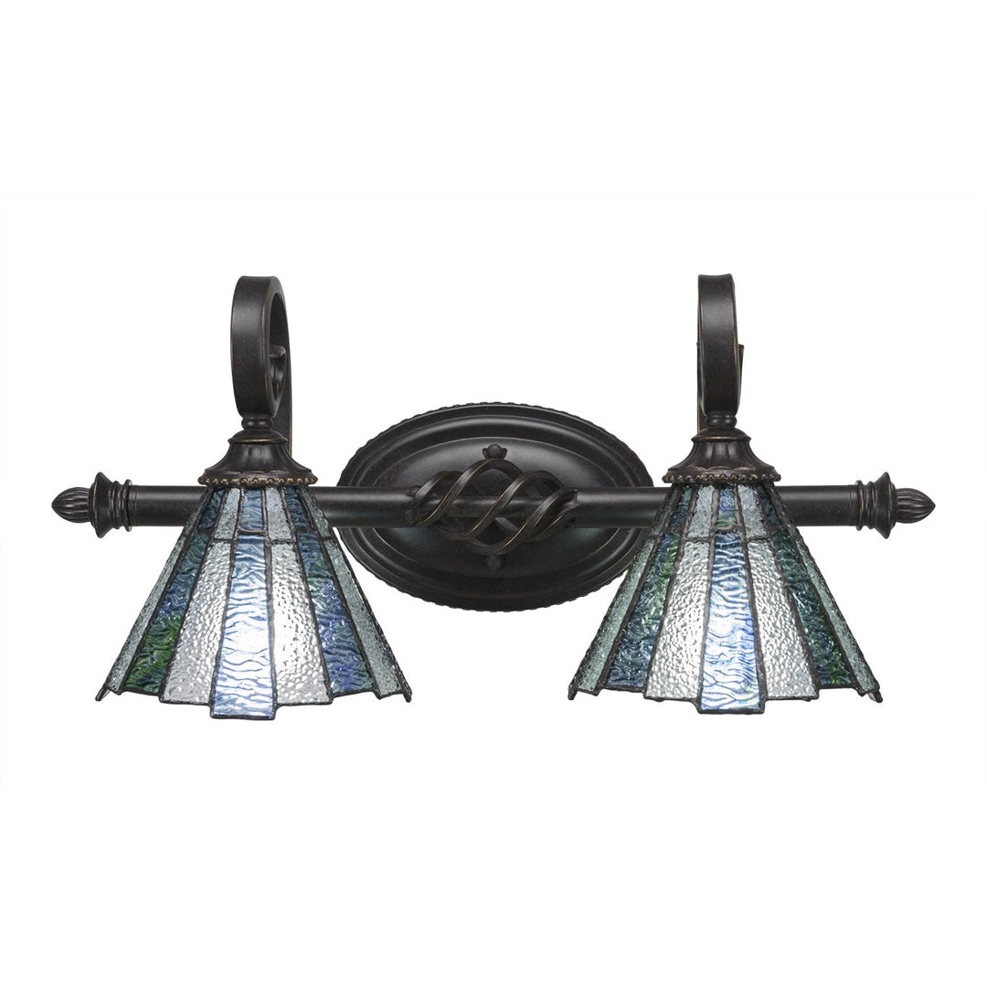 Toltec Eleganté 162-dg-9325 Bath Vanity Light 21 in. wide - Dark Granite