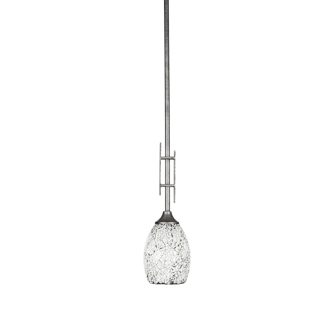 Toltec Uptowne 320-as-4165 Pendant Light - Aged Silver