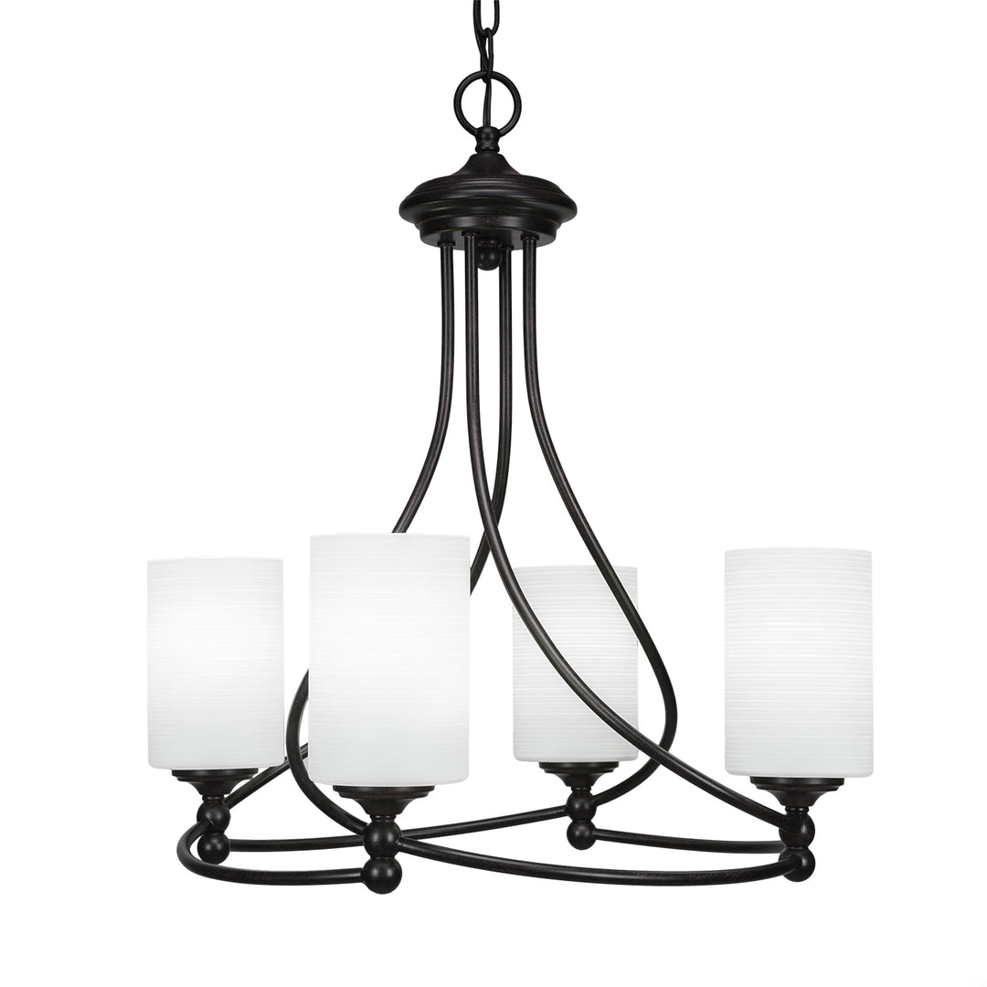 Toltec Capri 904-dg-4061 Chandelier Light - Dark Granite