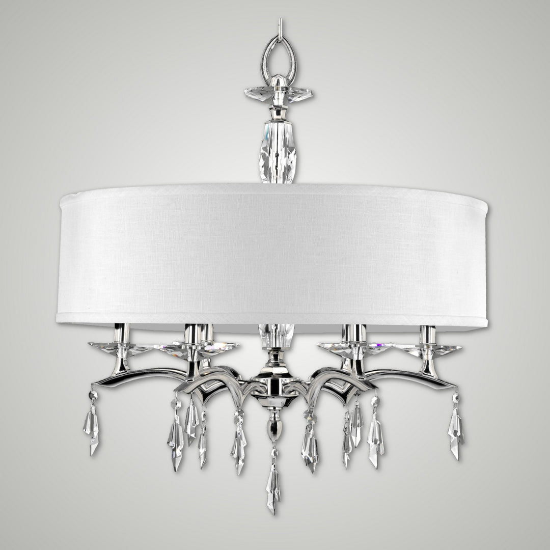 American Brass & Crystal Kaya CH5603-G-38G-ST-HL Chandelier Light - Polished Nickel