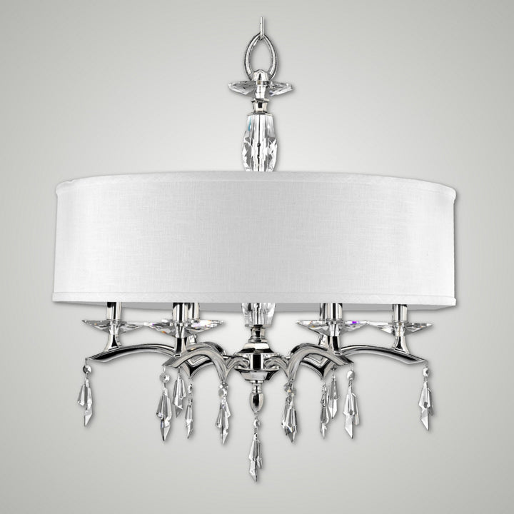 American Brass & Crystal Kaya CH5603-G-38G-ST-HL Chandelier Light - Polished Nickel