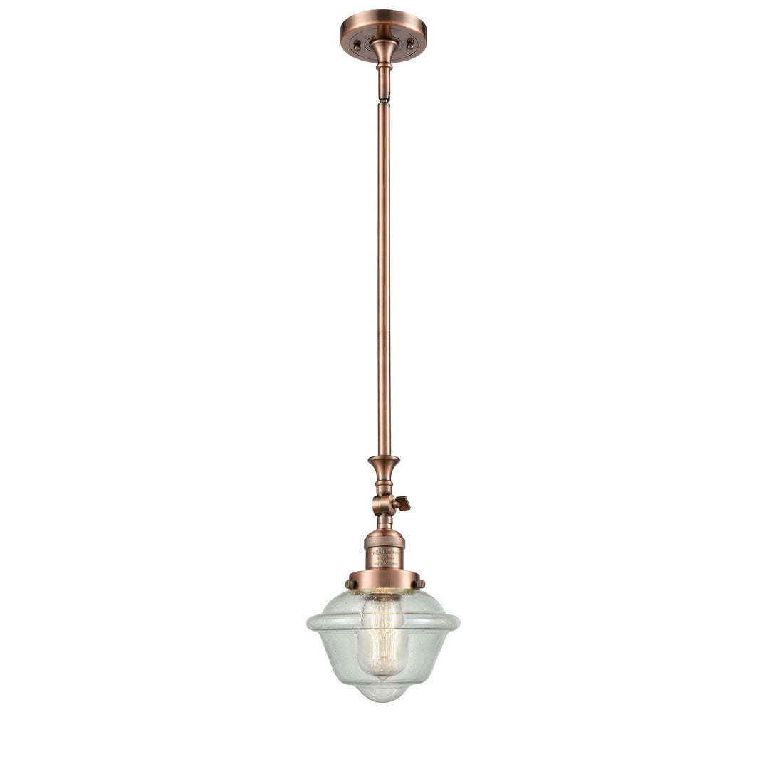 Innovations Franklin Restoration 206-AC-G534-LED Pendant Light - Antique Copper