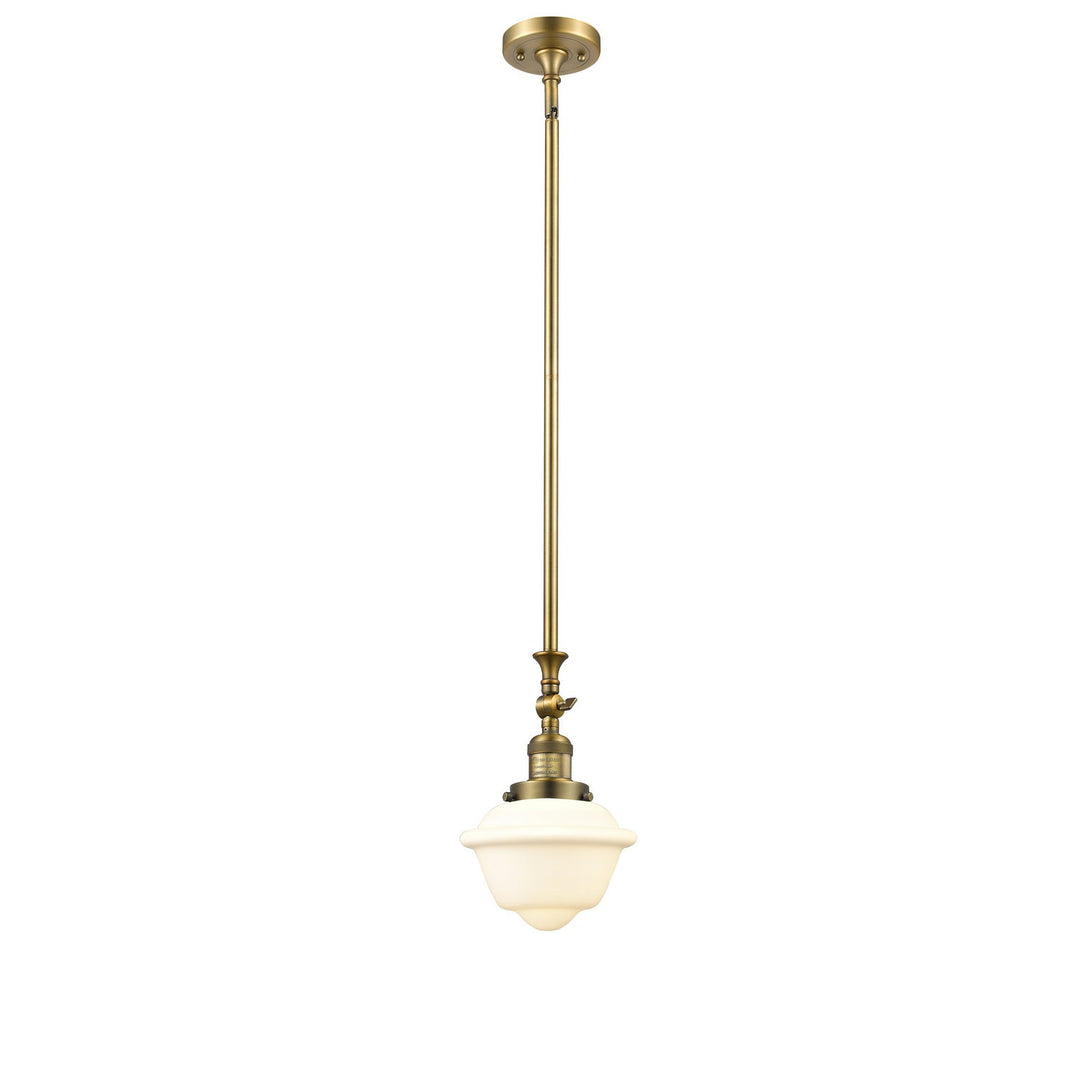 Innovations Franklin Restoration 206-BB-G531 Pendant Light - Brushed Brass