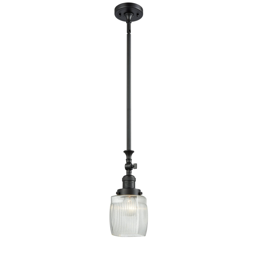 Innovations Franklin Restoration 206-BK-G302 Pendant Light - Matte Black
