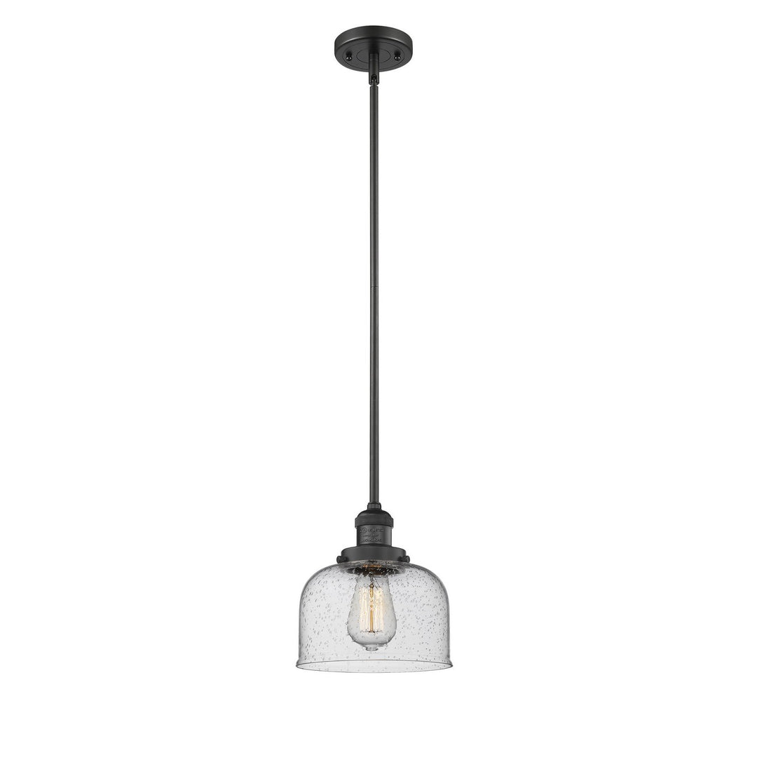 Innovations Franklin Restoration 206-BK-G74 Pendant Light - Matte Black